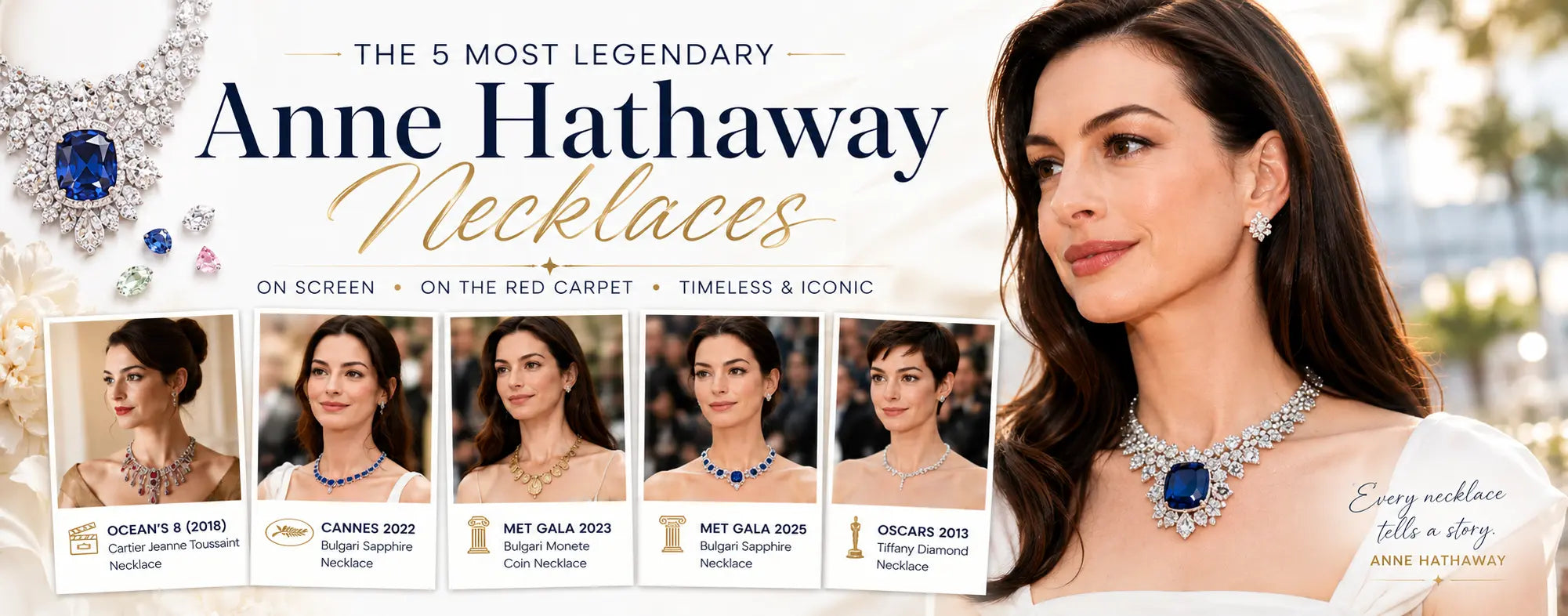 Legendary Anne Hathaway Necklaces