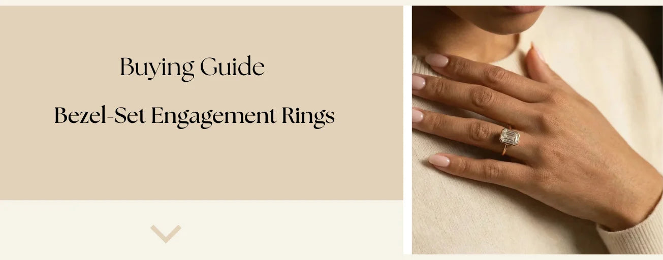 Bezel-Set Engagement Ring Buying Guide 