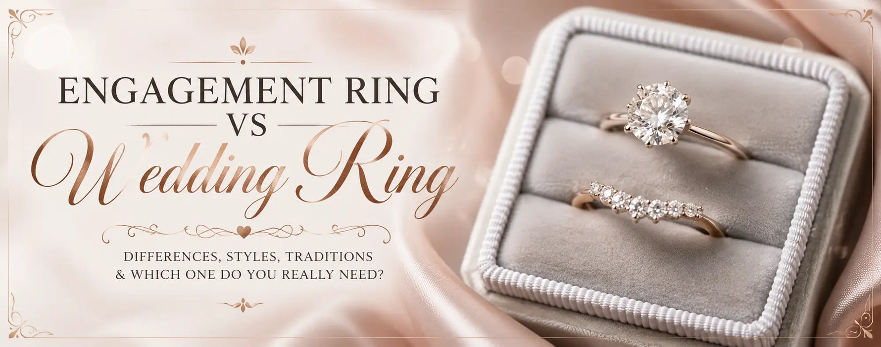 Engagement ring vs Wedding Ring: What is the difference