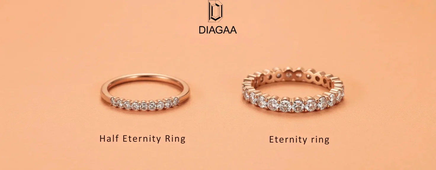 Eternity Ring Vs Half Eternity Ring
