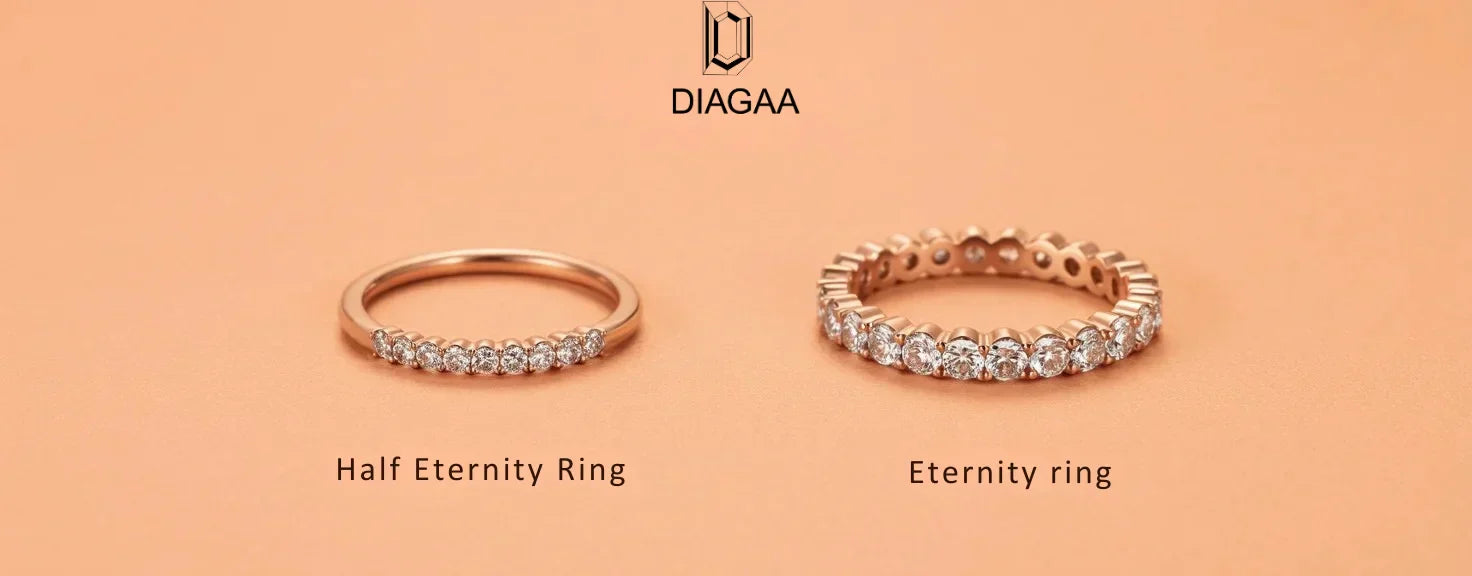 Eternity Ring Vs Half Eternity Ring