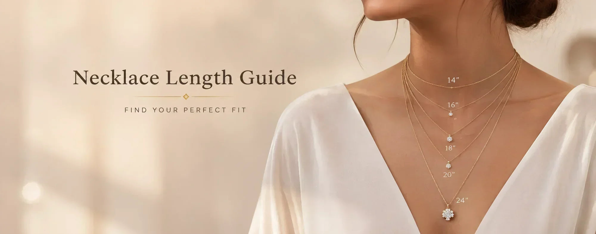 How To Choose a Necklace Length For Neck Size