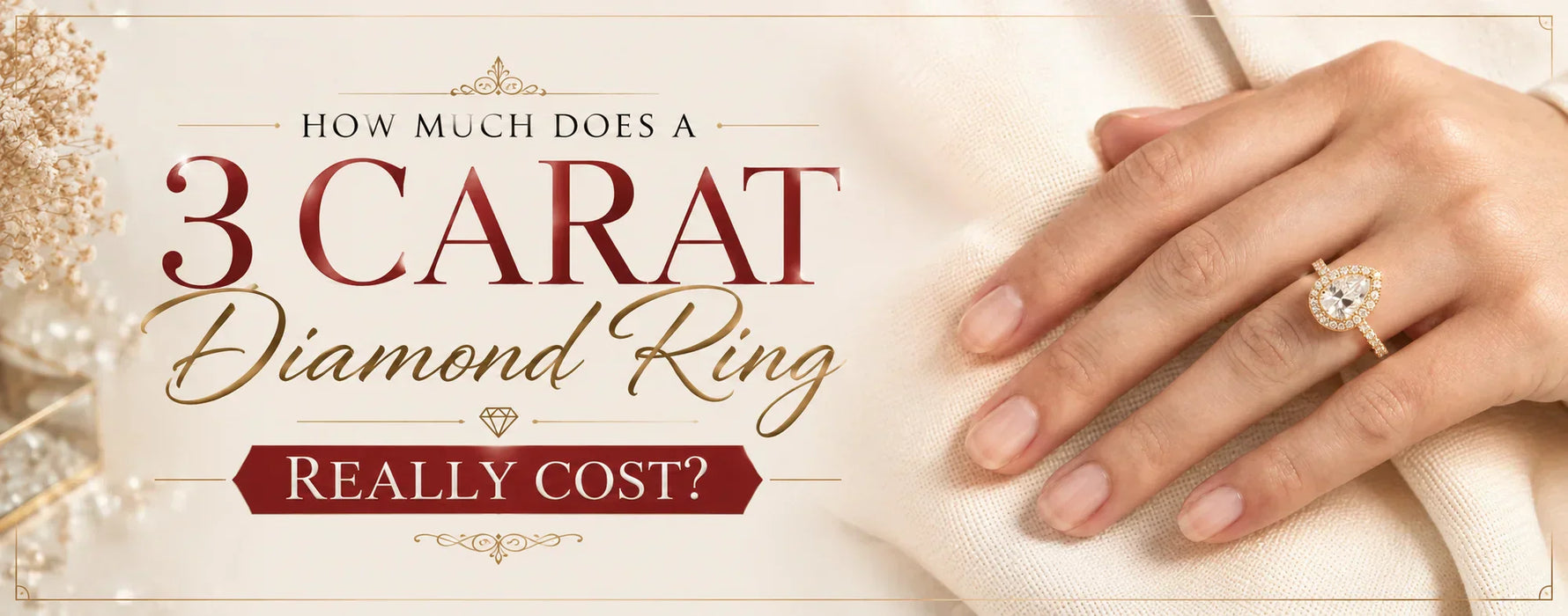 How much does 3 carat diamond ring cost
