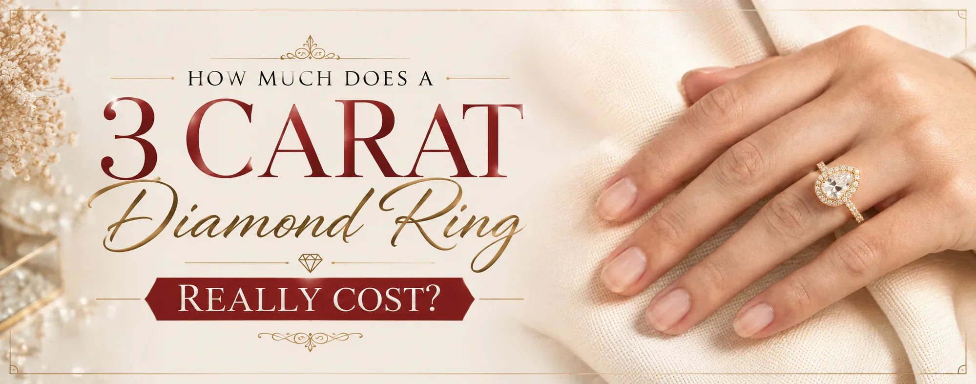 How much does 3 carat diamond ring cost