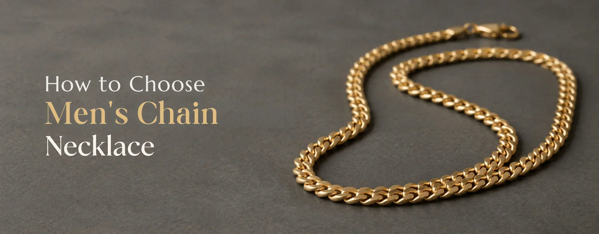 Gold chain, How To Choose Men's Chain Necklace