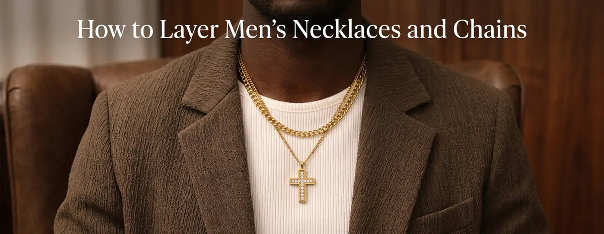 How to Layer Men's Necklaces and Chains