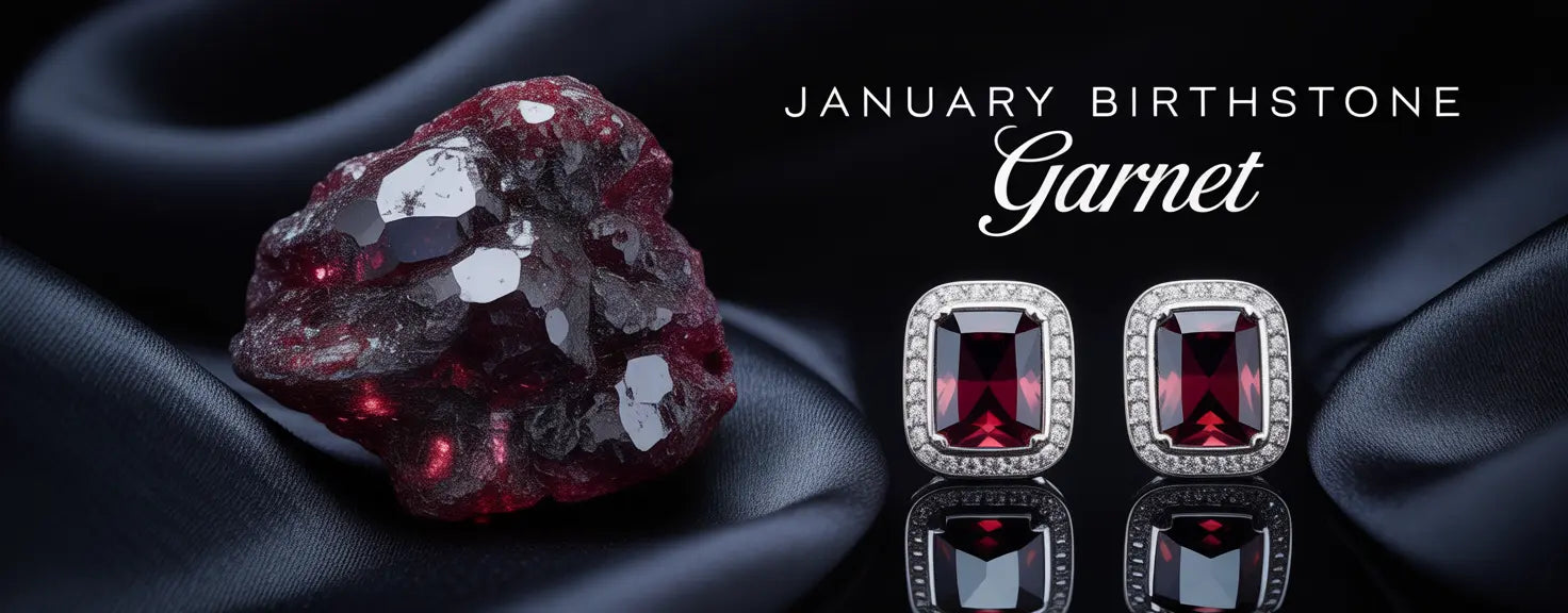 January birthstone garnet