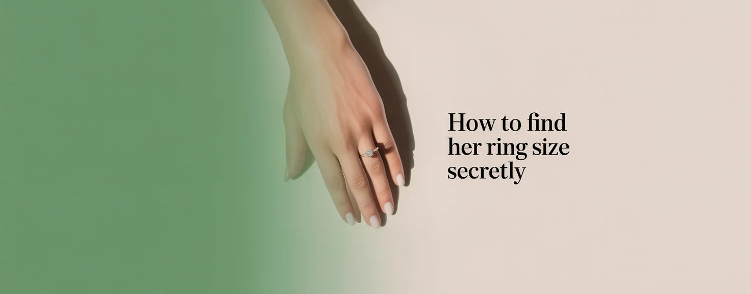 How to find ring size secretly