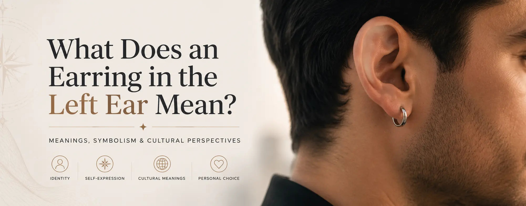 What does an earring in the left ear mean