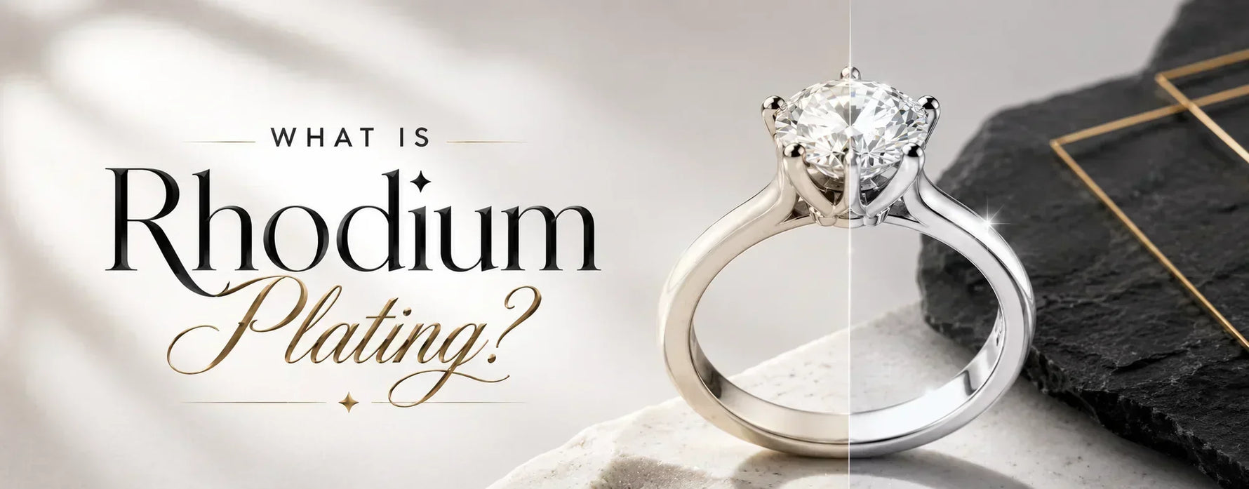 What is rhodium plating, rhoium plated white gold ring, white gold ring with out rhodium plating