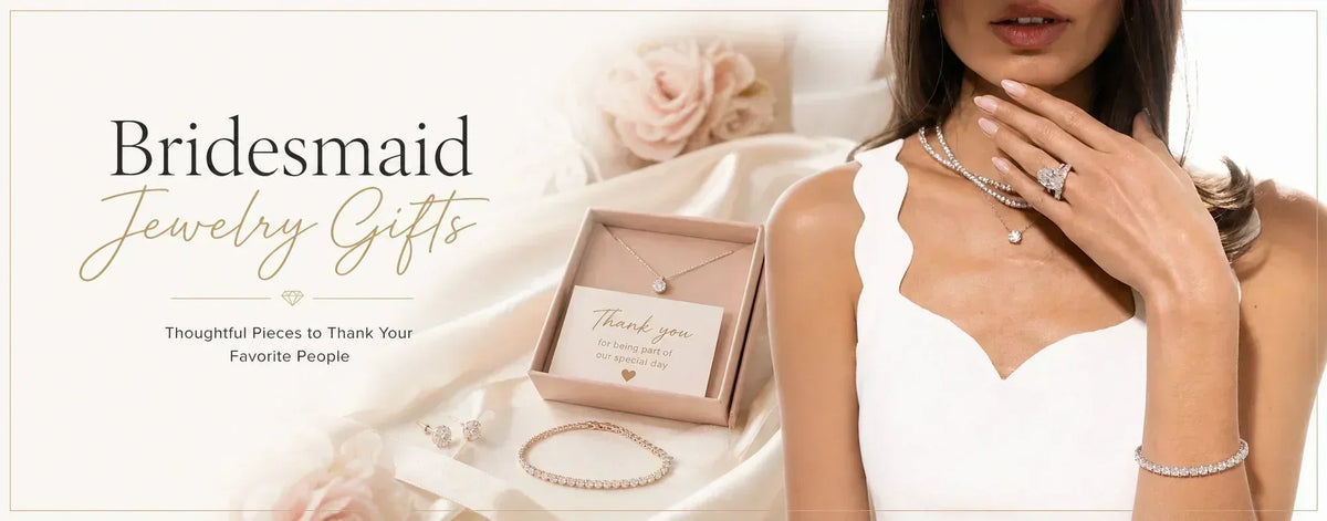 Assorted jewelry gifts for bridesmaids and other members of a wedding party