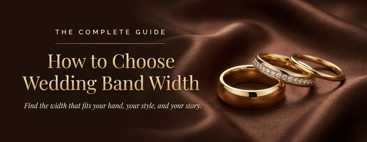 how to choose wedding band width