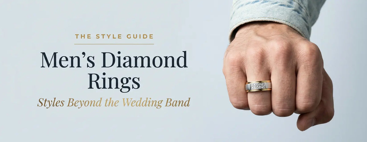 Men's Diamond Rings: Styles Beyond the Wedding Band