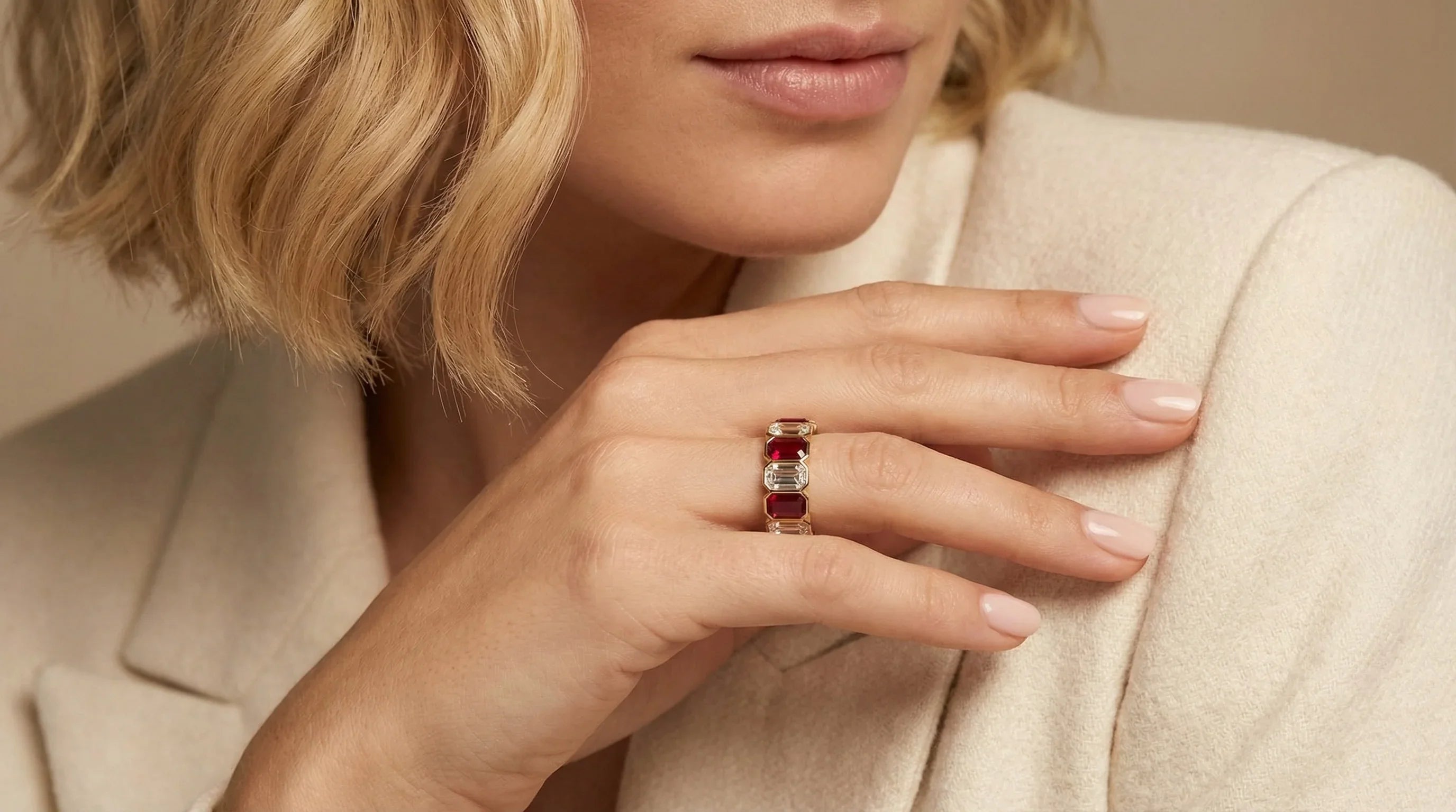 Emerald Cut Diamond Rings