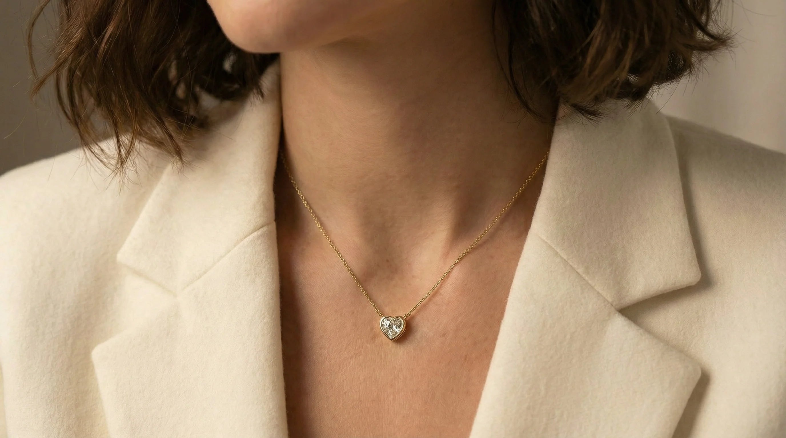 Heart Shape Diamond Necklaces