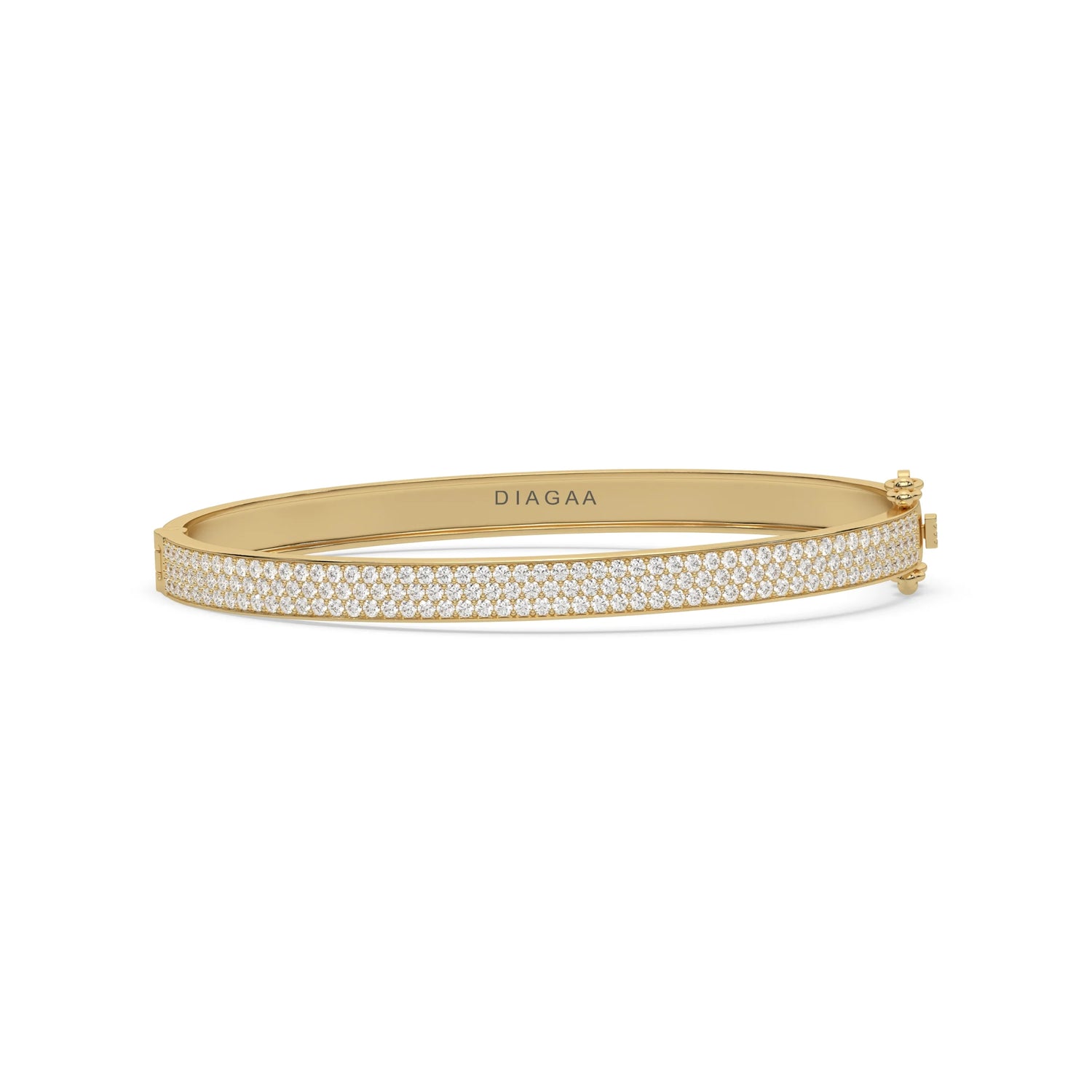 1.85 CT Round Lab Grown Diamond Bangle Bracelet