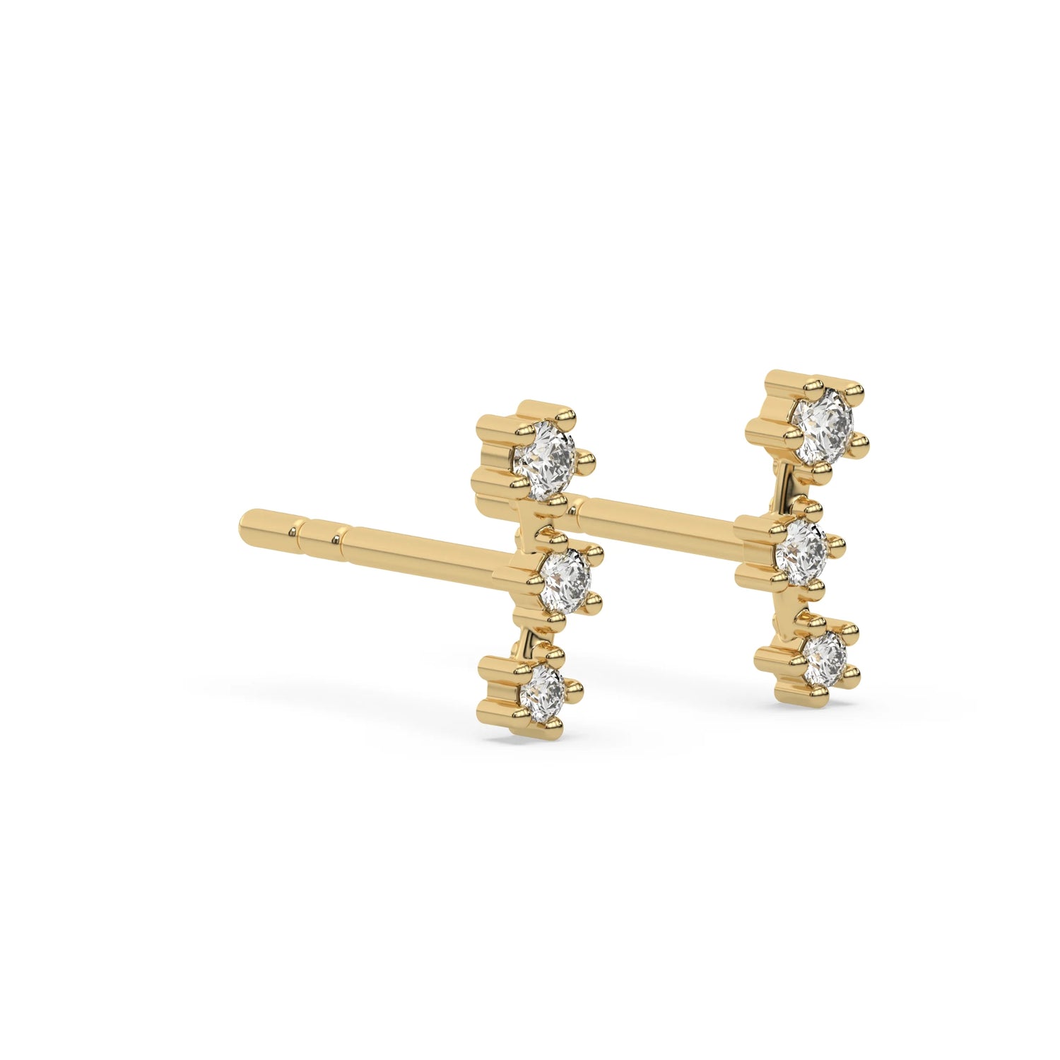 0.25 CT Lab Diamond Climber Earrings