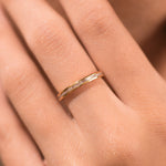 10K Yellow Gold Baguette Diamond Ring