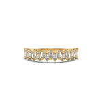 gold baguette wedding ring 