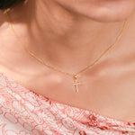 Cross Diamond Necklace