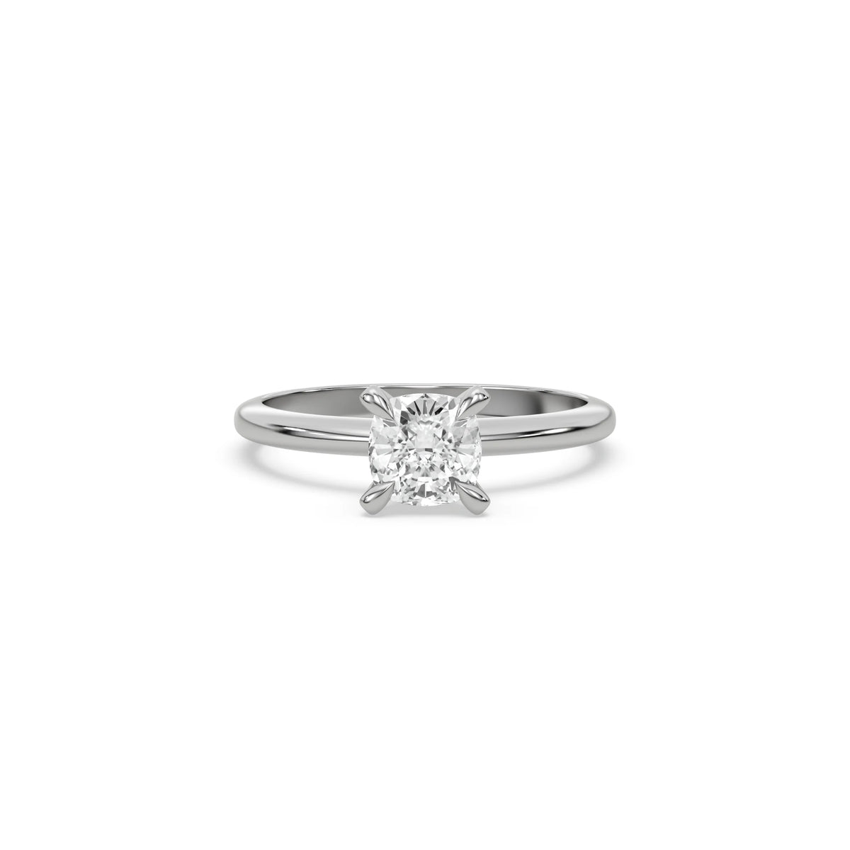 Cushion Cut Diamond Ring, Diamond Engagement Ring, Solitaire Diamond Ring, Cushion Cut Wedding Ring, Promise Ring, One Diamond Ring