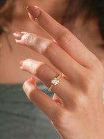 Round Diamond Pave Setting Ring