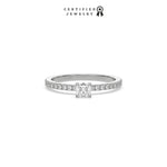 Cushion Cut Diamond Ring, Engagement Ring, Solitaire Ring, Pave Set Cushion Cut Wedding Ring, 2CT Diamond Ring, Simple Engagement Ring