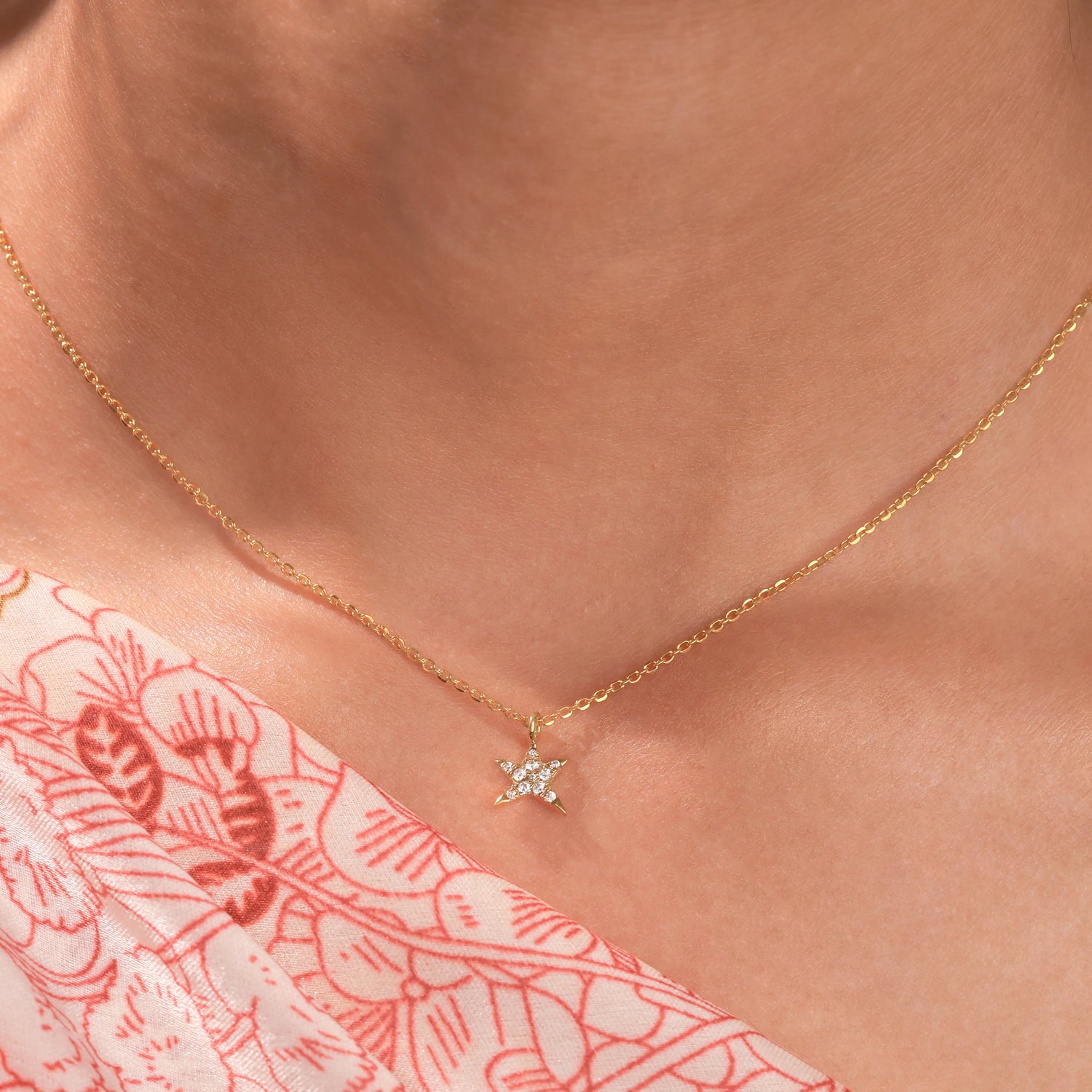 Diamond Star Necklace