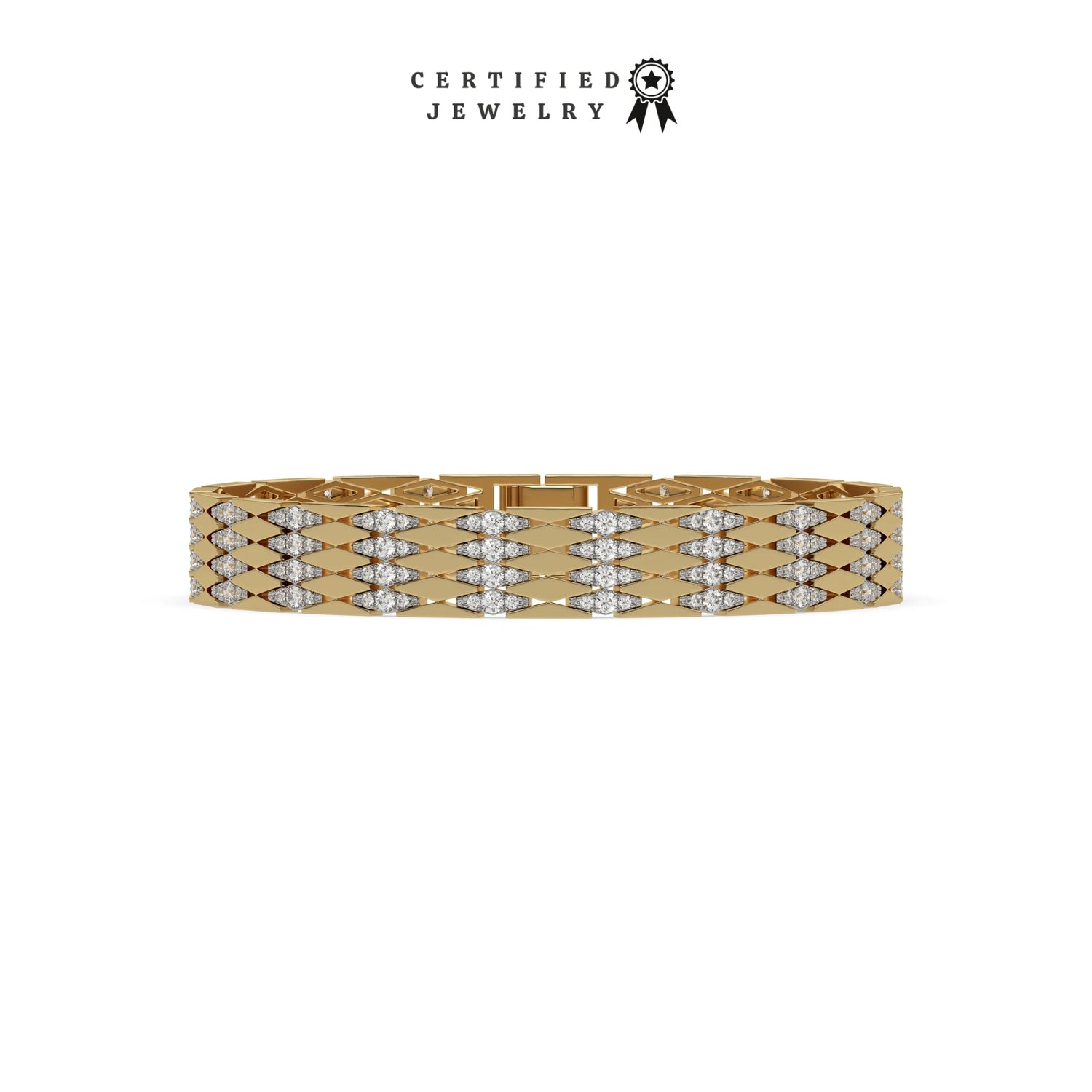 4.35 CT Lab Diamond Link Bracelet