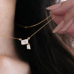 Drop Diamond Necklace 