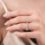 Emerald Diamond Full Eternity Ring