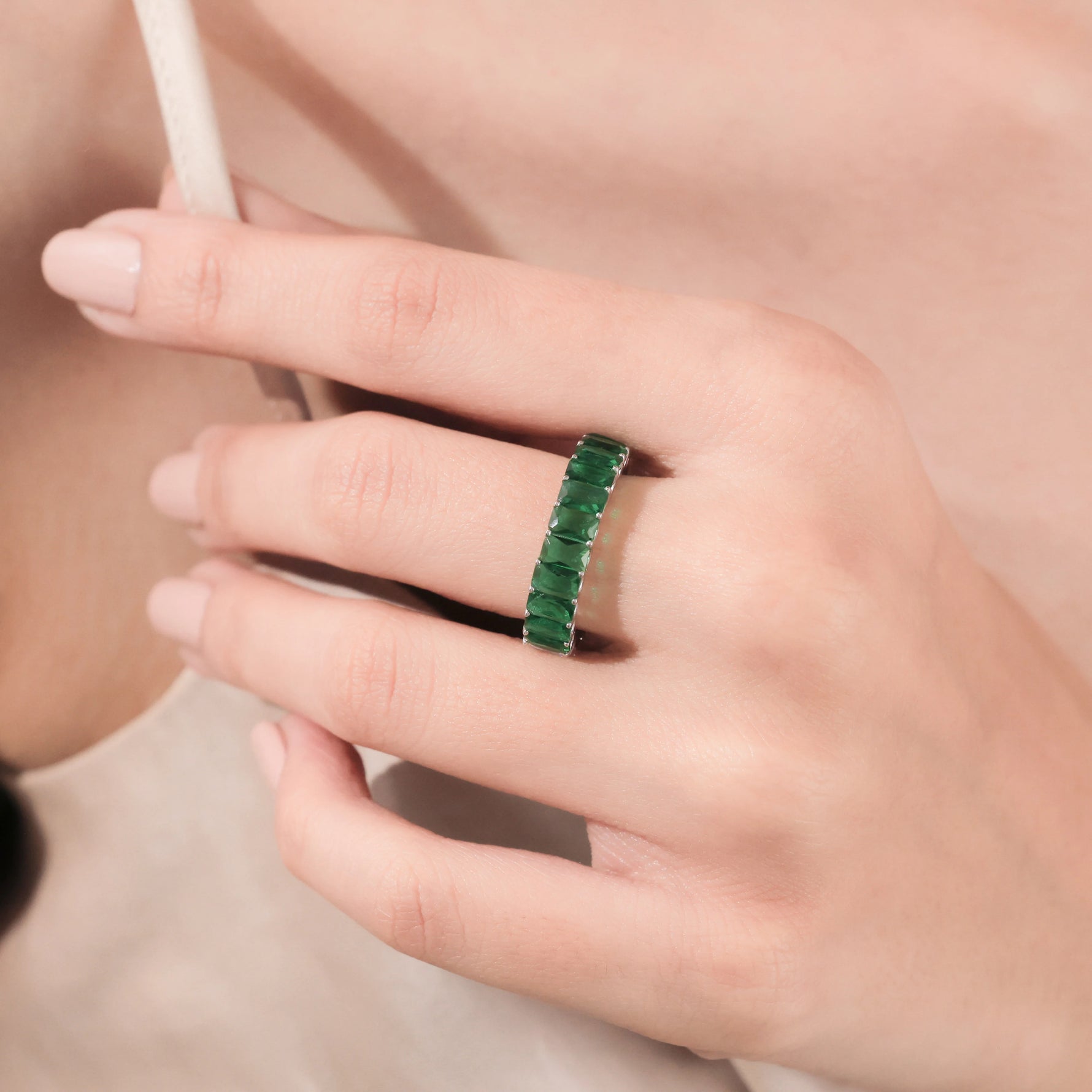 Emerald Gemstone Ring