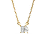 14K Yellow Gold Marquise Toi Moi Necklace