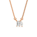14K Rose Gold Marquise Toi Moi Necklace