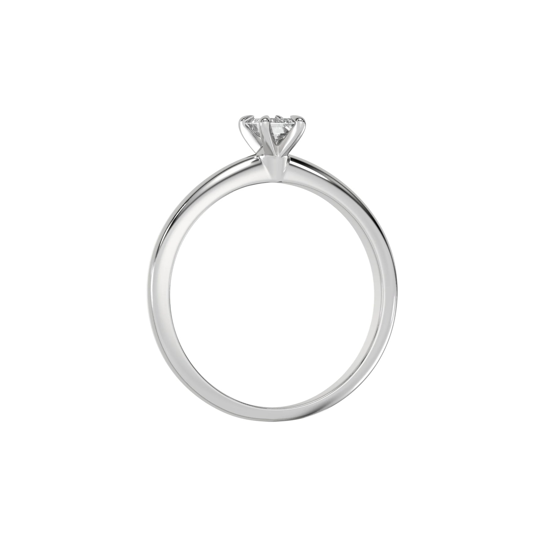 14K White Gold Diamond Ring