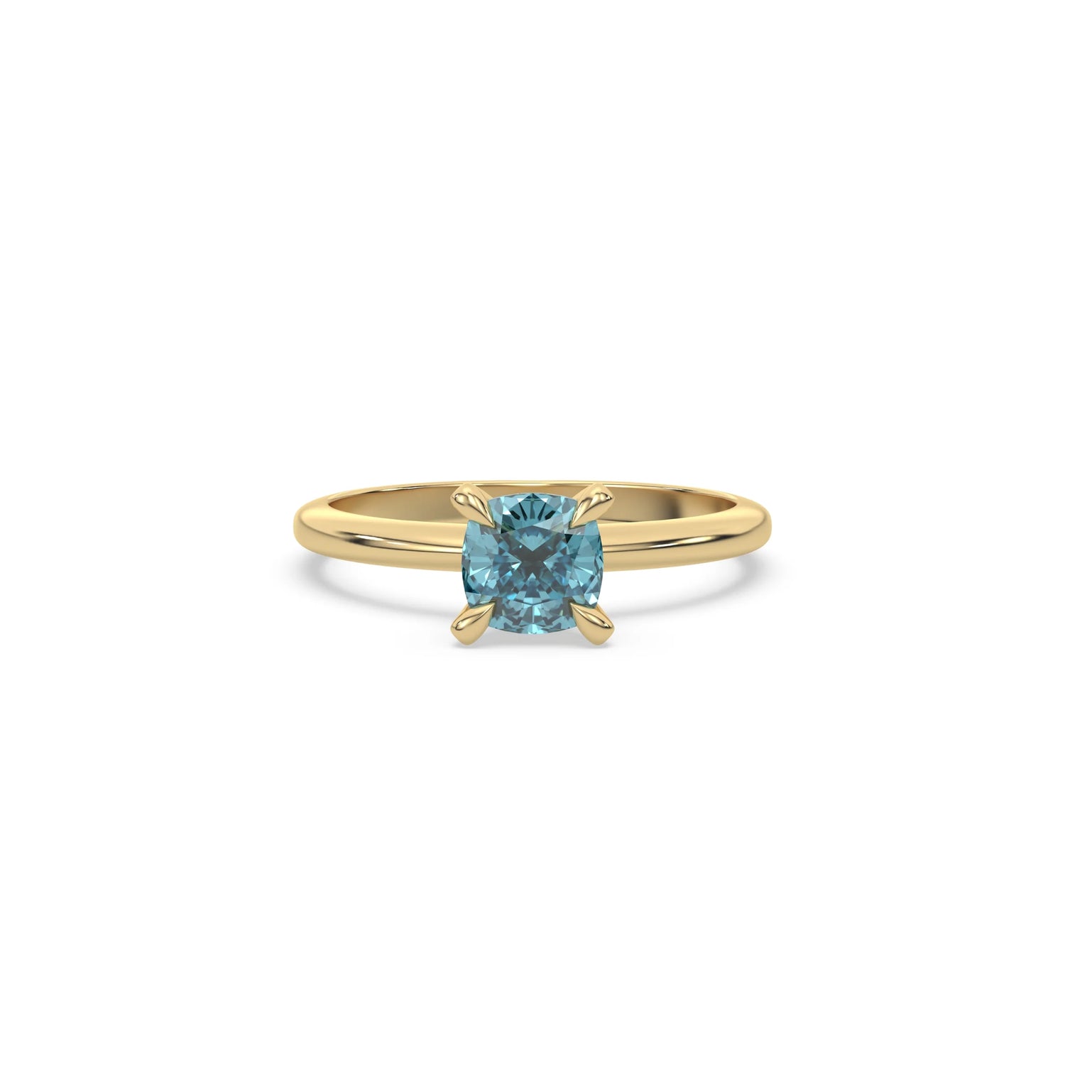 Classic Cushion Solitaire Ring