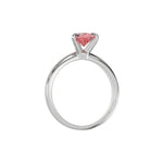 Pink Diamond Pear Engagement Ring