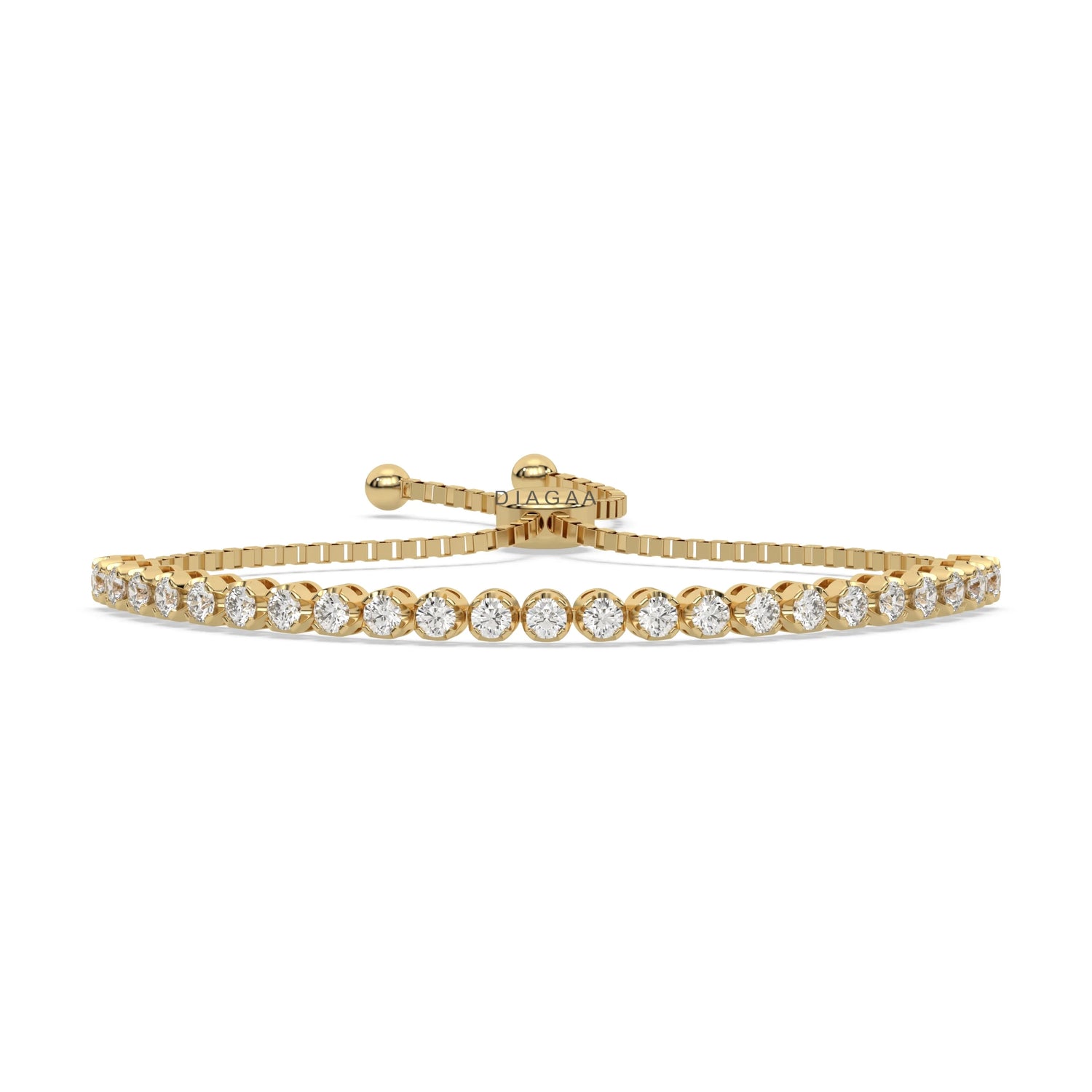 1.60 CT Round Lab Grown Diamond Link Bracelet