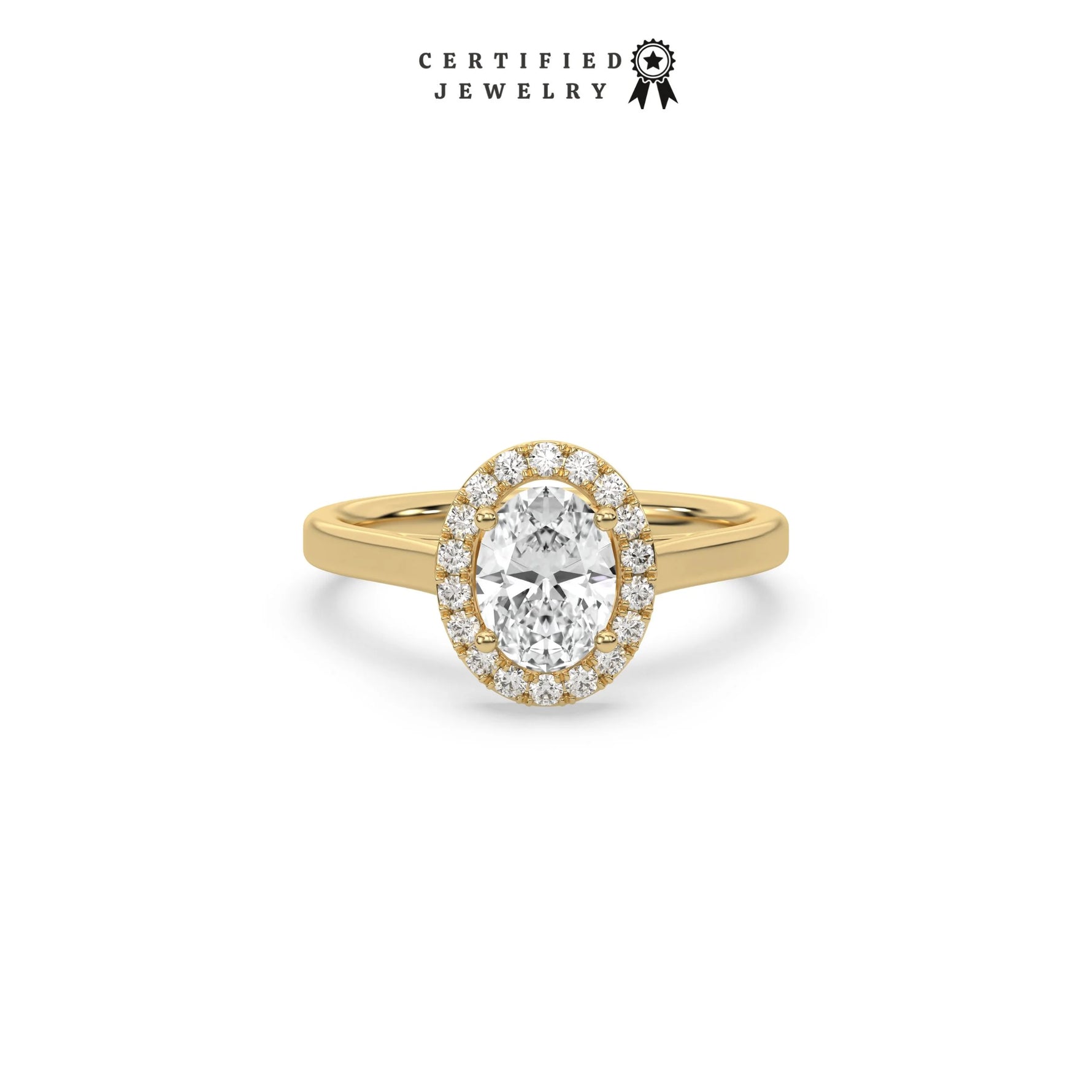 Oval Engagement Ring, Oval Diamond Ring, Solitaire Ring, Halo Engagement Ring, Promise Ring For Her