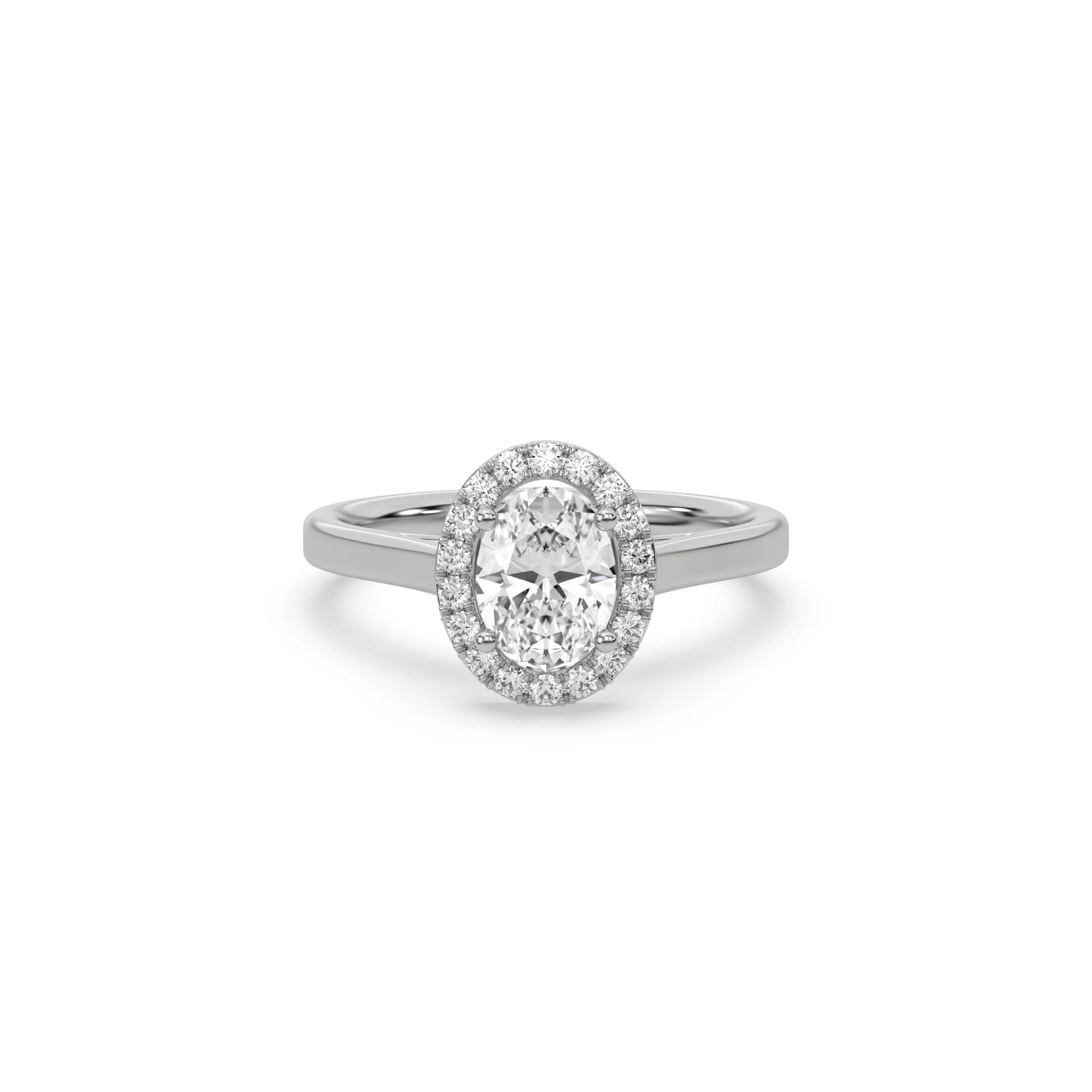 Oval Engagement Ring, Oval Diamond Ring, Solitaire Ring, Halo Engagement Ring, Promise Ring For Her