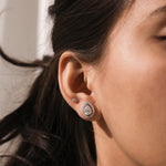Pear Diamond Earring 