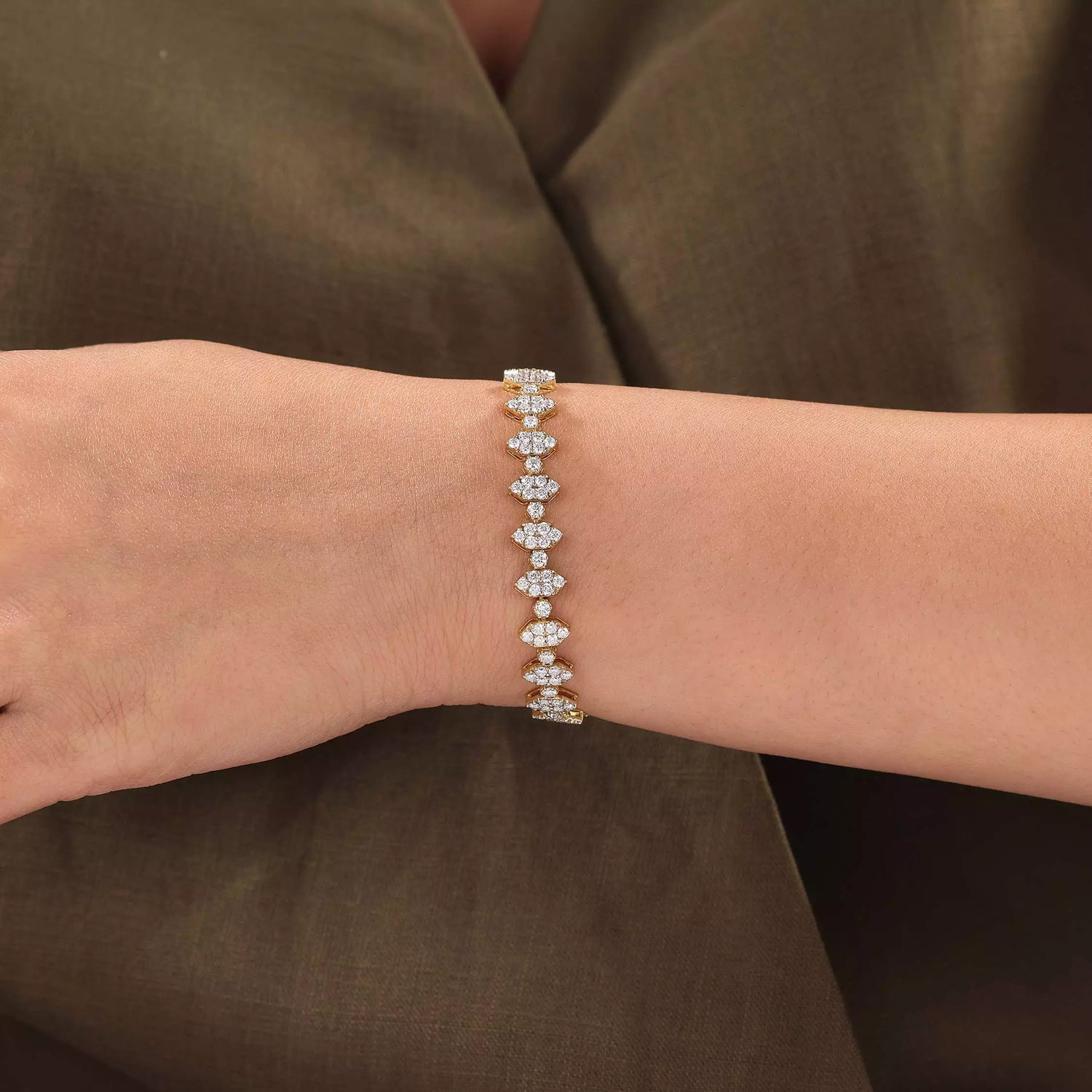 5.85 CT Lab Diamond Tennis Bracelet