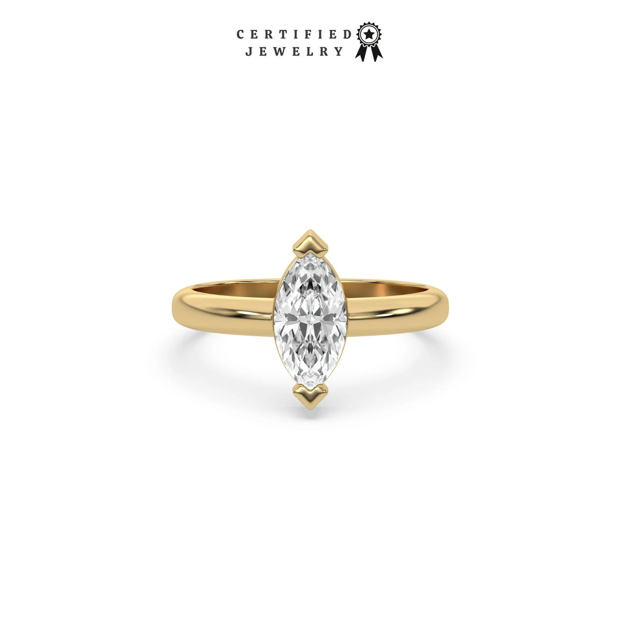 Marquise Diamond Ring, 2 CT Engagement Ring, Marquise Ring, Solitaire Diamond Ring, Diamond Engagement Ring, Promise Ring, Proposal Ring