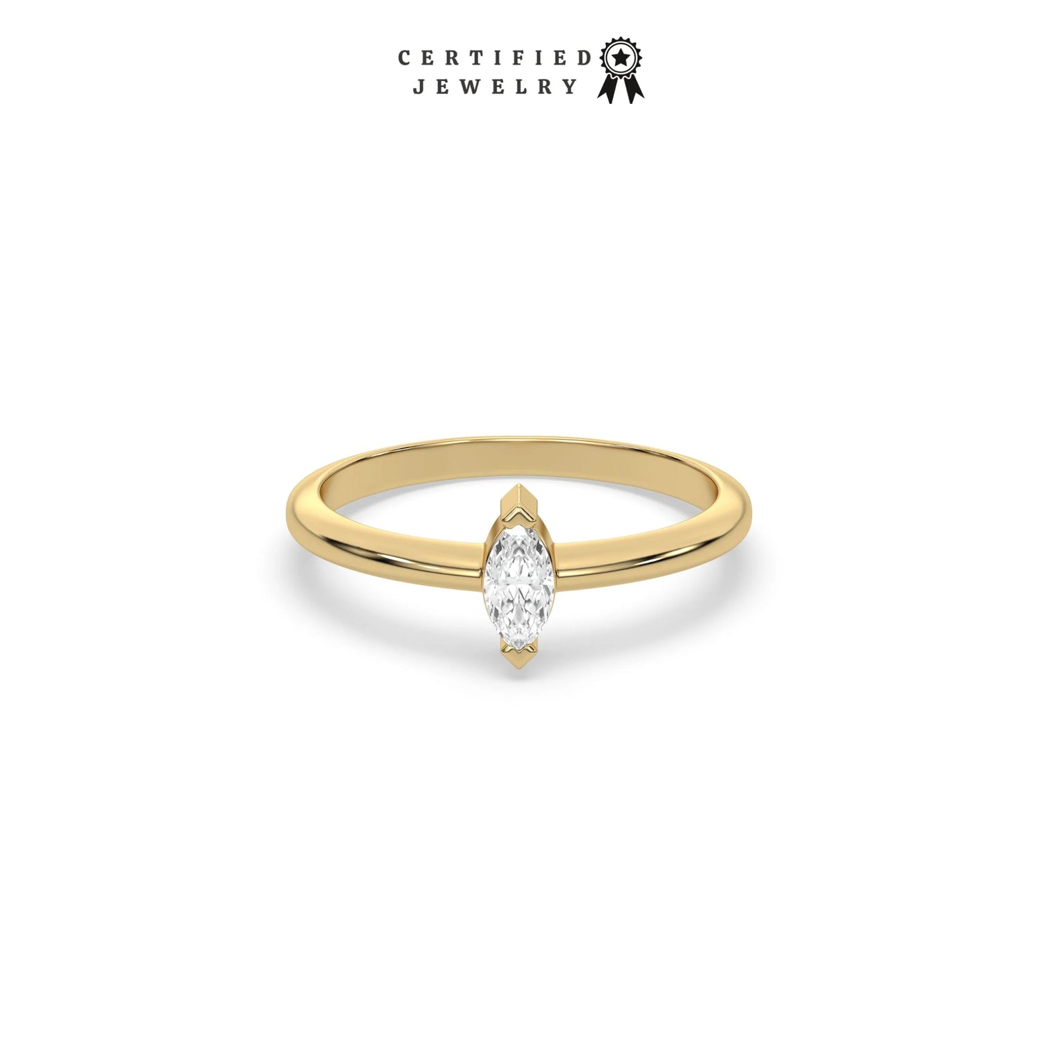 Marquise Diamond Ring, 2 CT Engagement Ring, Marquise Ring, Solitaire Diamond Ring, Diamond Engagement Ring, Promise Ring, Proposal Ring