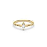 Lab Diamond Marquise Cut Engagement Ring