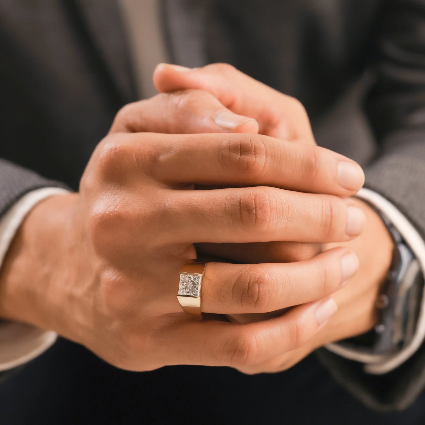 Princess solitaire Diamond Ring