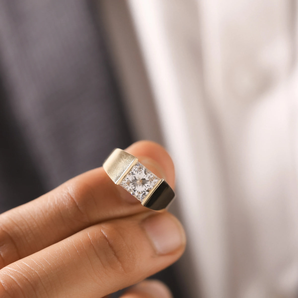 Princess Diamond Wedding Ring