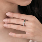 Oval Diamond Women Full Eternity Ring