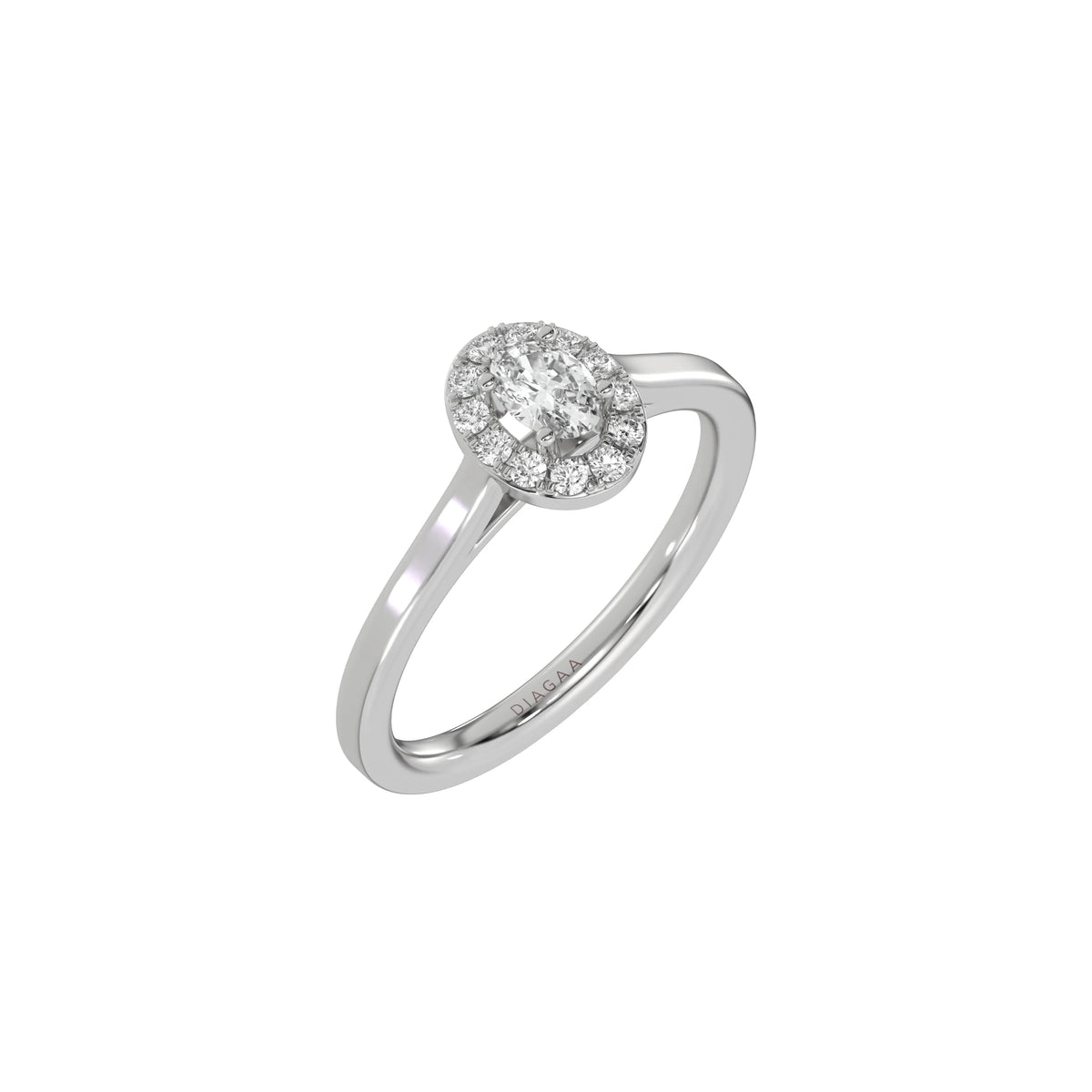 Oval Engagement Ring, Oval Diamond Ring, Solitaire Ring, Halo Engagement Ring, Promise Ring For Her