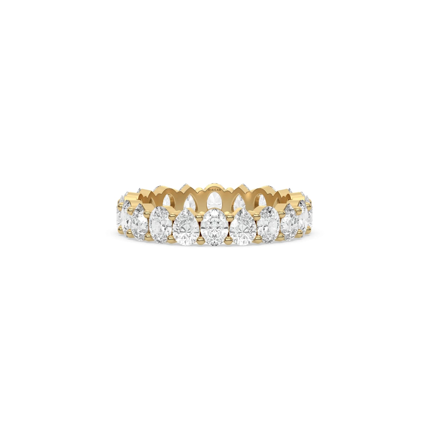Oval & Pear Lab Grown Diamond Eternity Ring